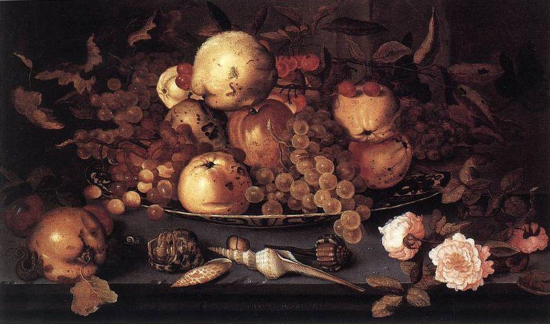 Balthasar van der Ast Still life with Dish of Fruit oil painting image